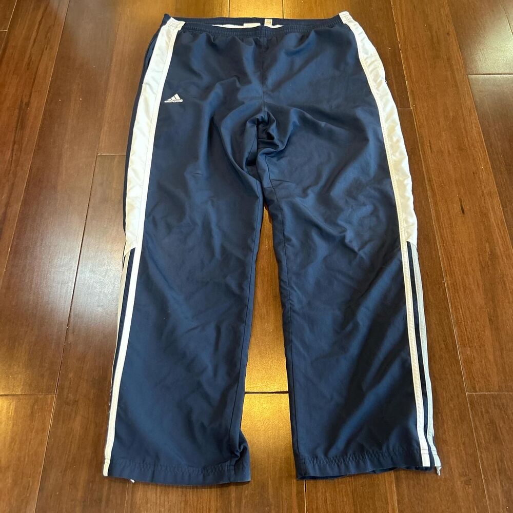 Adidas Men's Navy and Blue Joggers-tracksuits